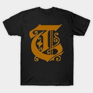 Golden Letter T T-Shirt